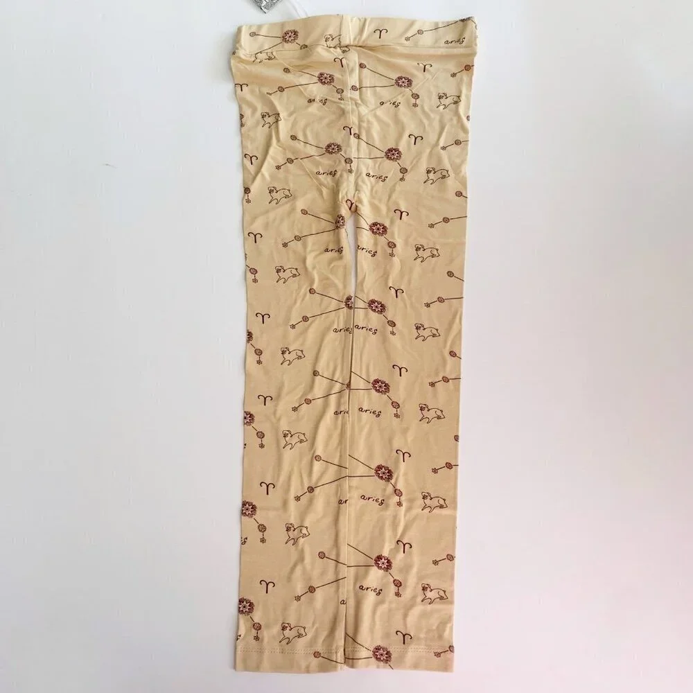 NWT Kate Quinn Organics Girl Aries leggings 6 years